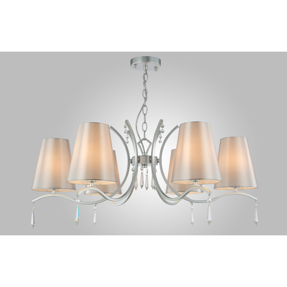 Люстра RENATA SP6 SILVER