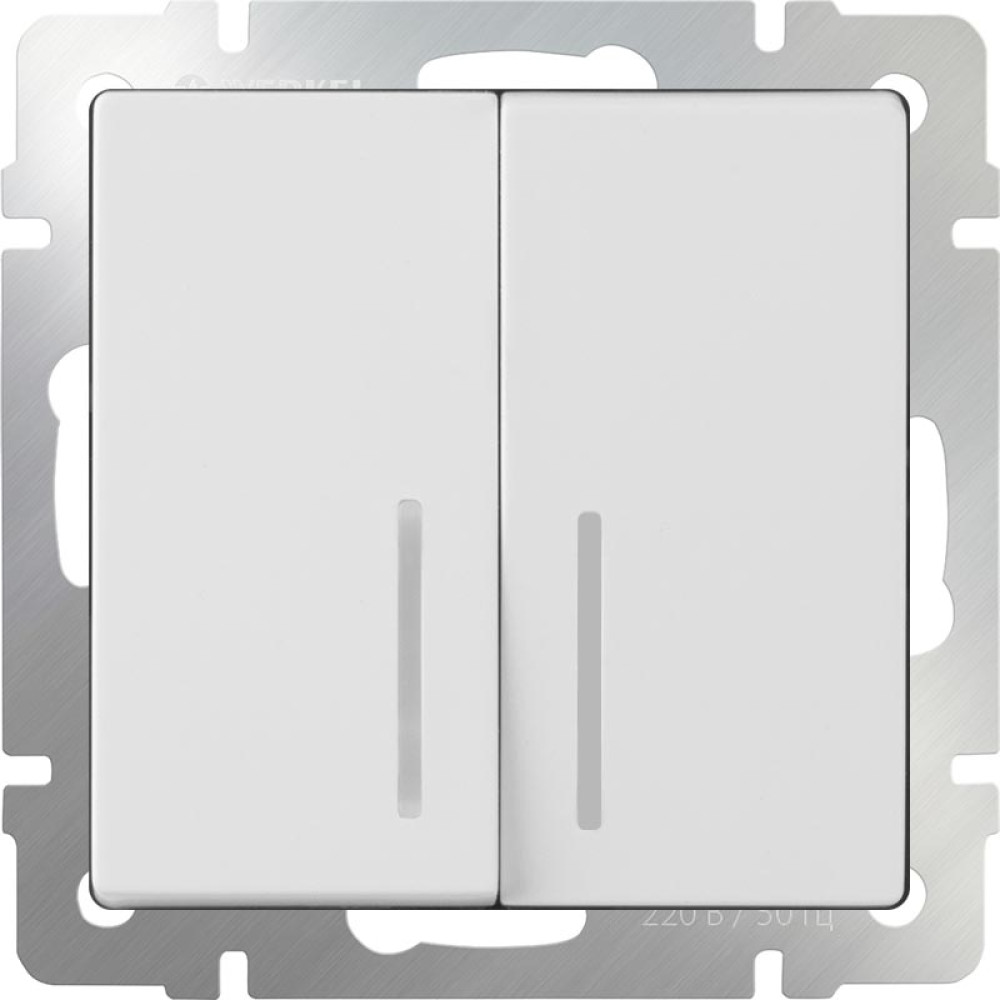 Выключатель  WL01-SW-2G-LED