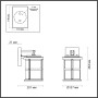 Настенный фонарь уличный Magus 4964/1W