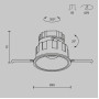 Точечный светильник Wise DL057-10W3K-B