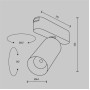 Трековый светильник Focus LED TR103-1-12W3K-M-W